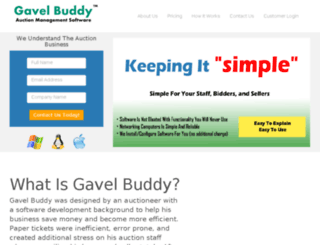 screenshot of Gavel Buddy